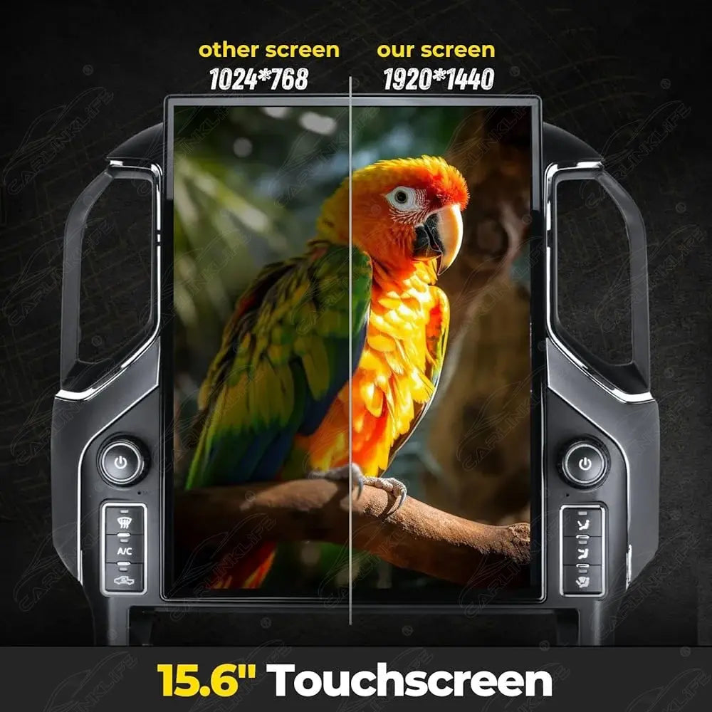Chevrolet Silverado GMC Sierra 2019-2024 Android 13 IPS 2K Touch Screen GPS Navigation Video Player Support Carplay