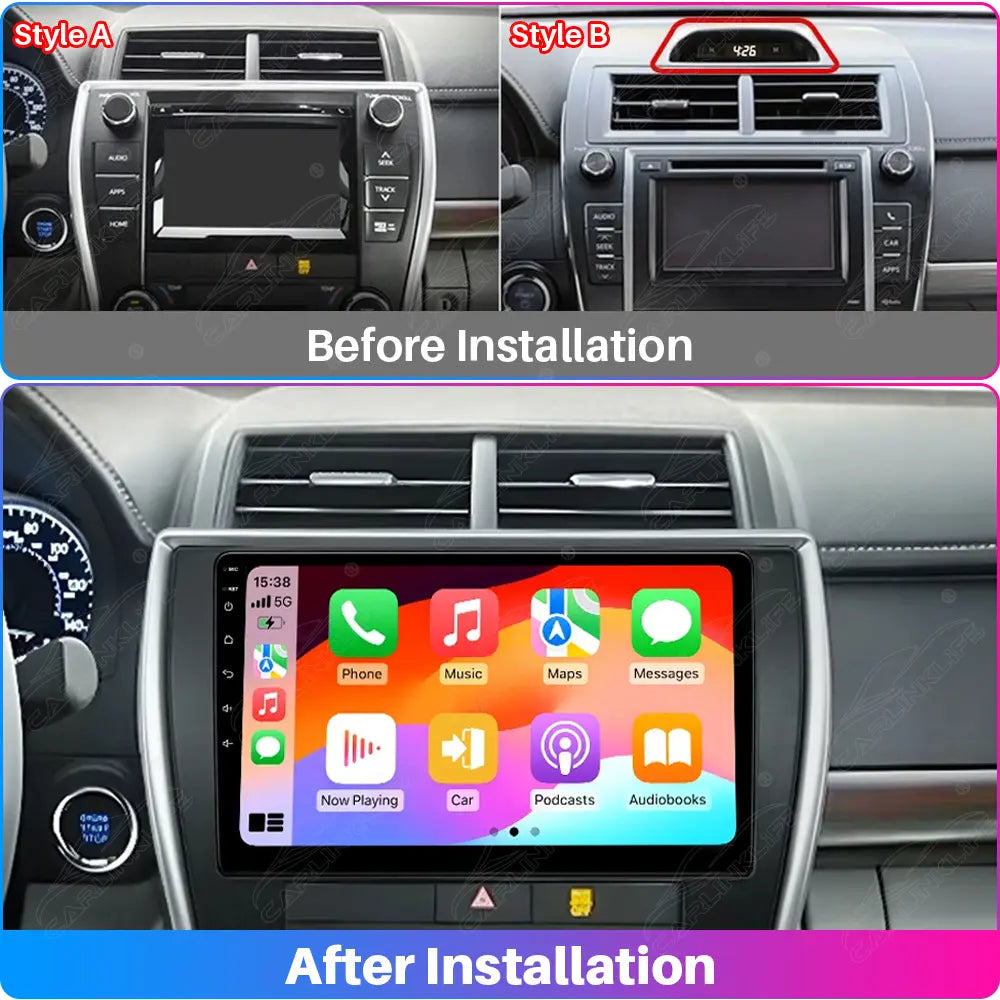9 inch Android Car Radio For Toyota Camry 2012-2017 Car Stereo CarPlay Multimedia Player