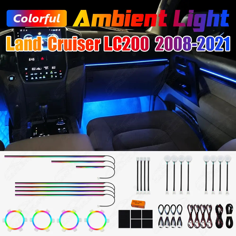 Toyota Land Cruiser LC200 2008-2021 Ambient Light Bar Kit