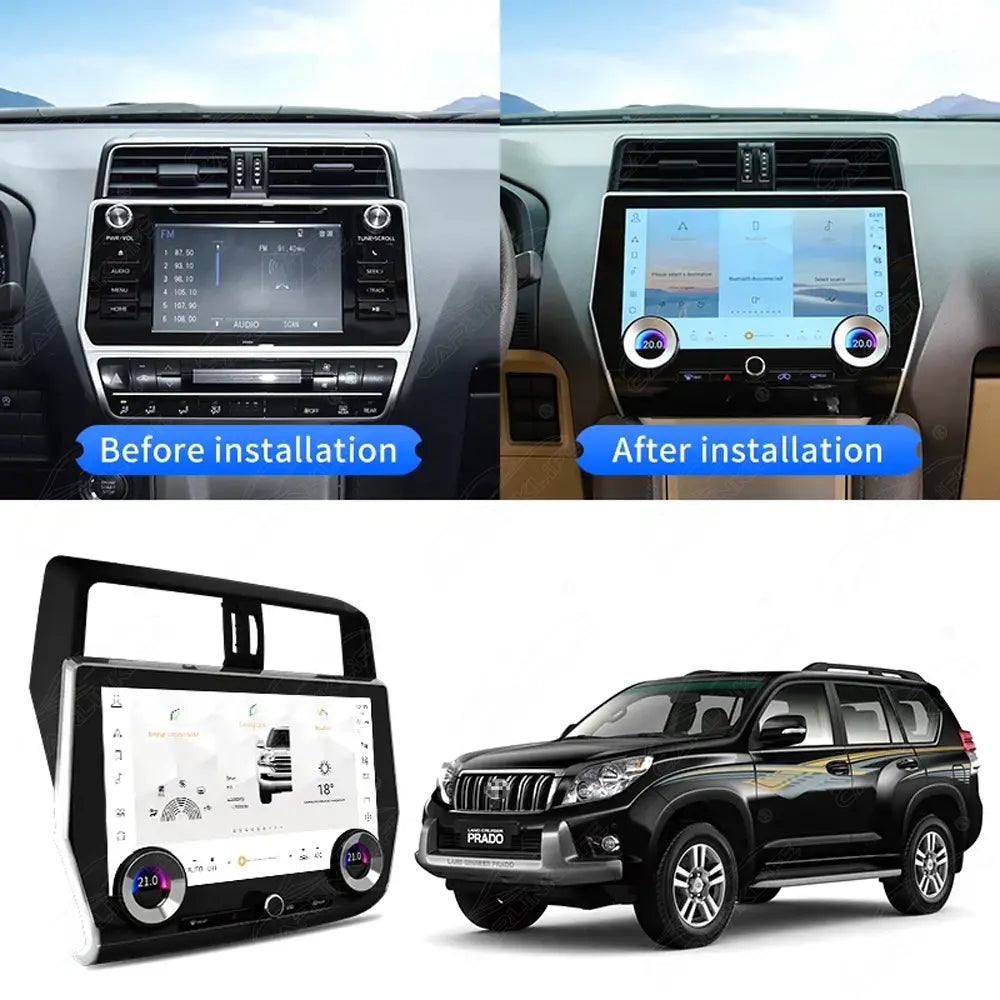 11.8 inch Android Car Radio For Toyota Prado 2010-2022 Car Stereo CarPlay Multimedia Player