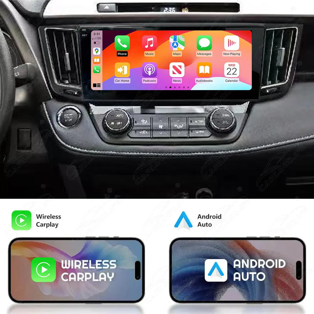 Toyota RAV4 (2013–2019) 10.25" Android Car Screen Upgrade | Wireless CarPlay & Android Auto