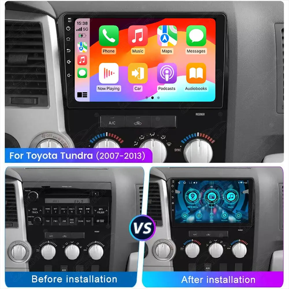 10.1 inch Android Car Radio For Toyota Tundra Sequoia 2007-2013 Car Stereo CarPlay Multimedia Player