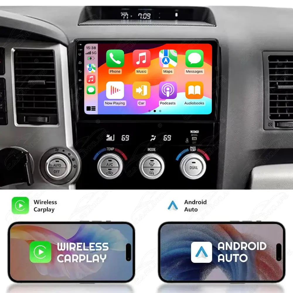 10.1 inch Android Car Radio For Toyota Tundra Sequoia 2007-2013 Car Stereo CarPlay Multimedia Player