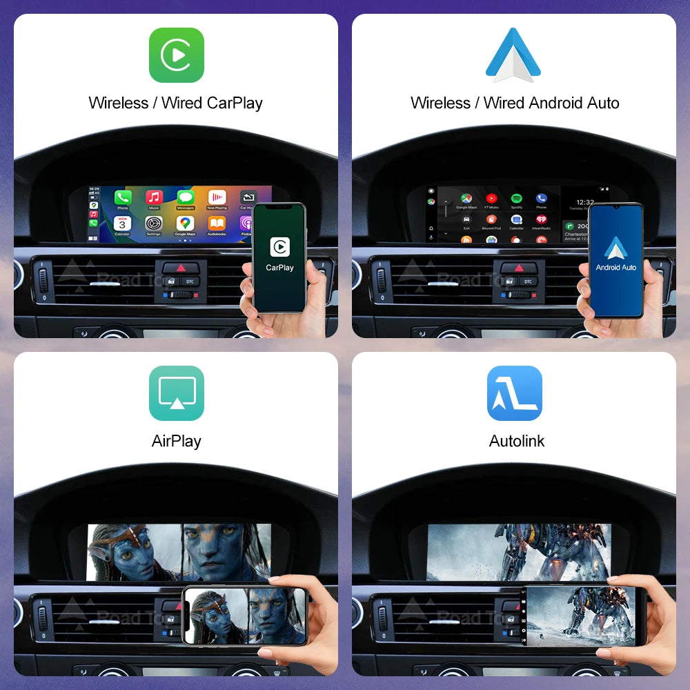 8.8 LINUX SCREEN BMW 3 5 6 SERIES E60~E93 2003-2013 UPGRADE Wireless Carplay/Android auto (CCC/CIC/NBT)