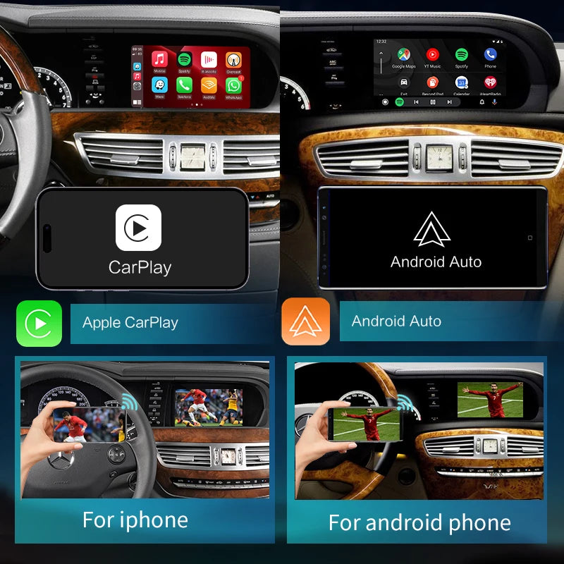 Wireless CarPlay module for Mercedes Benz S-Class / CL W221 2006-2012 Android Auto Mirror Link AirPlay