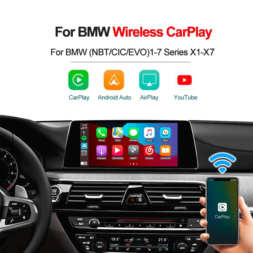 Wireless Apple CarPlay Android Auto Module CarPlay MMI Retrofit
