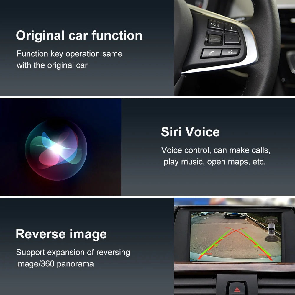Wireless CarPlay Android Auto Module for 2014-2019 Lexus NX RX IS ES GS RC CT LS LX LC UX with Android Mirror Link AirPlay Functions