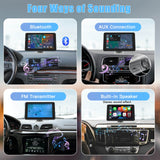 Carlinklife 7 Inch Wireless CarPlay Android Auto Touch Screen Car Radio Portable CarPlay Screen Multimedia Player