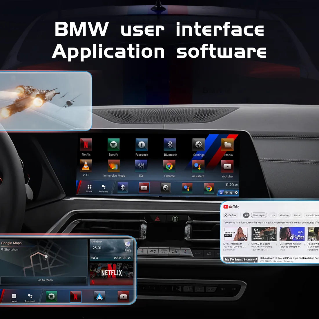 Carlinklife BMW AI Box Wireless CarPlay Adapter BMW Streaming Multimedia Magic Box