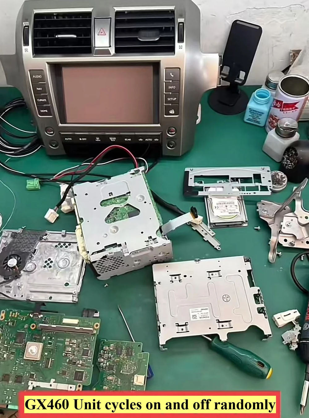 Lexus GX460 GS IS LS 2014-2021 Navigation Radio Logic Board (Used)