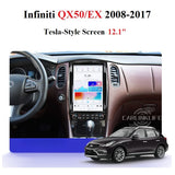 INFINITI QX50 EX Series 2008-2017 TESLA-STYLE SCREEN 12.1" Android 11