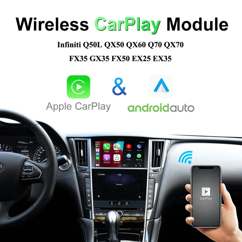 Wireless Apple Carplay, Wireless Android Auto