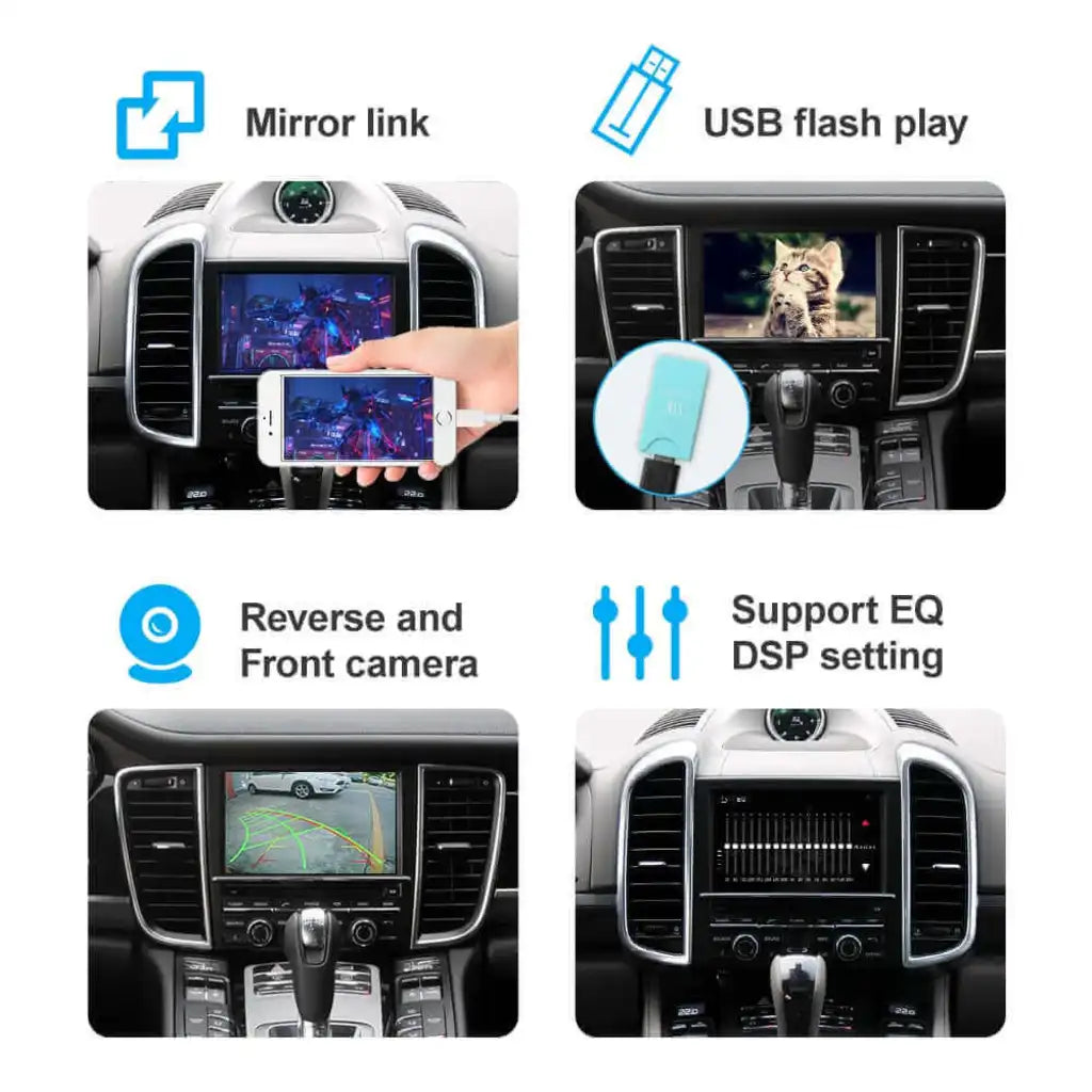 Wireless CarPlay Android Auto for Porsche 911 Boxster Cayman Macan Cayenne Panamera PCM3.1 4.0 2011-2018 Video Module Box