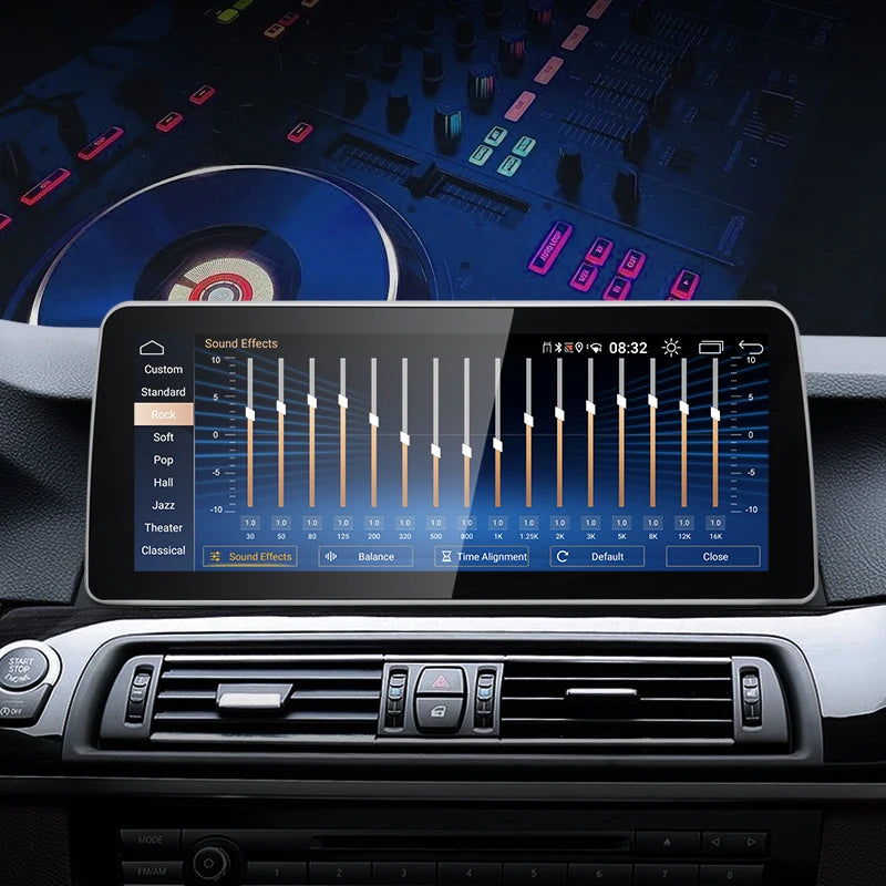 12.3inch BMW 5 F10 F11 Series Android13 Car Multimedia Wireless Carplay