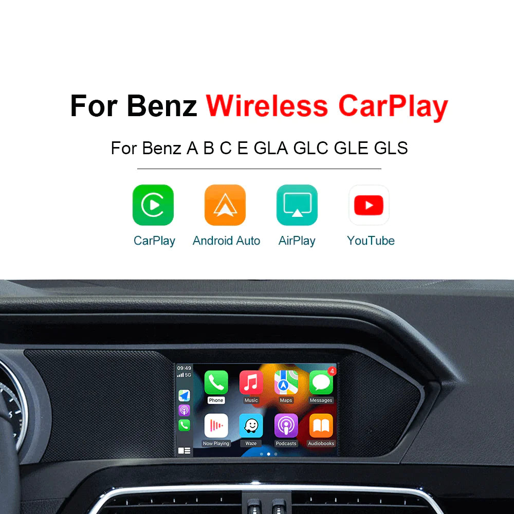 Wireless Carplay/Android Auto Module for Mercedes 2011-2016 Benz A B C E CLA GLA GLK ML Sprinter NTG4.5