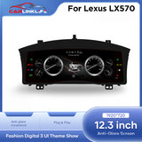 LCD Digital Cluster For Lexus LX570 2007-2017 Linux Digital LCD Dashboard Instrument Gauge Cluster