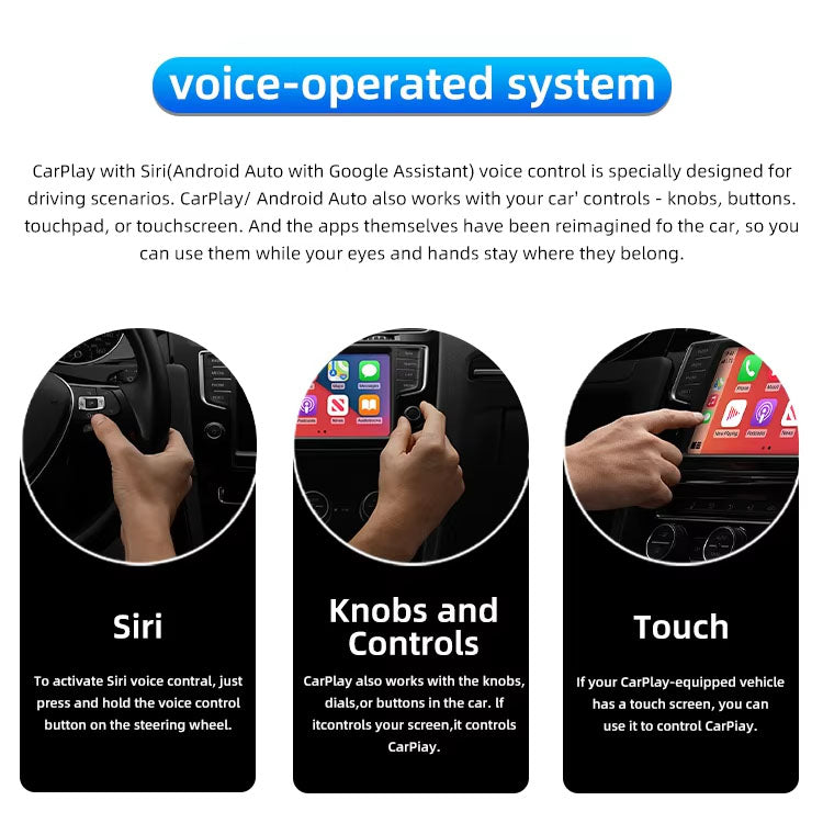 Wireless Apple CarPlay Android Auto Interface for Maserati Quattroporte Ghibli 2014-2018