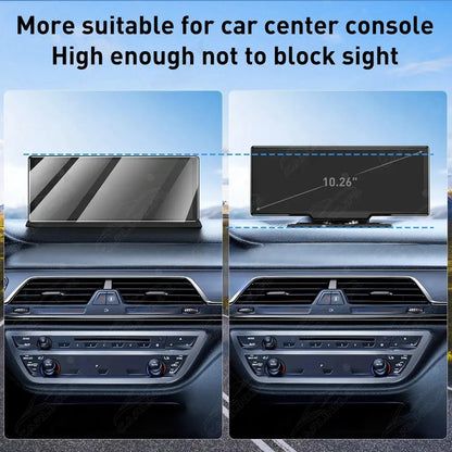 11.3" Wireless CarPlay & Android Auto Dash Cam 4K Dashboard Video Recorder Car Radio Portable Multimedia Player