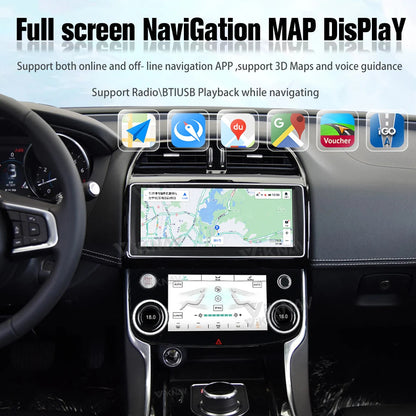 10.25" Android 11.0 Car Radio For Jaguar XE XF 2016-2019