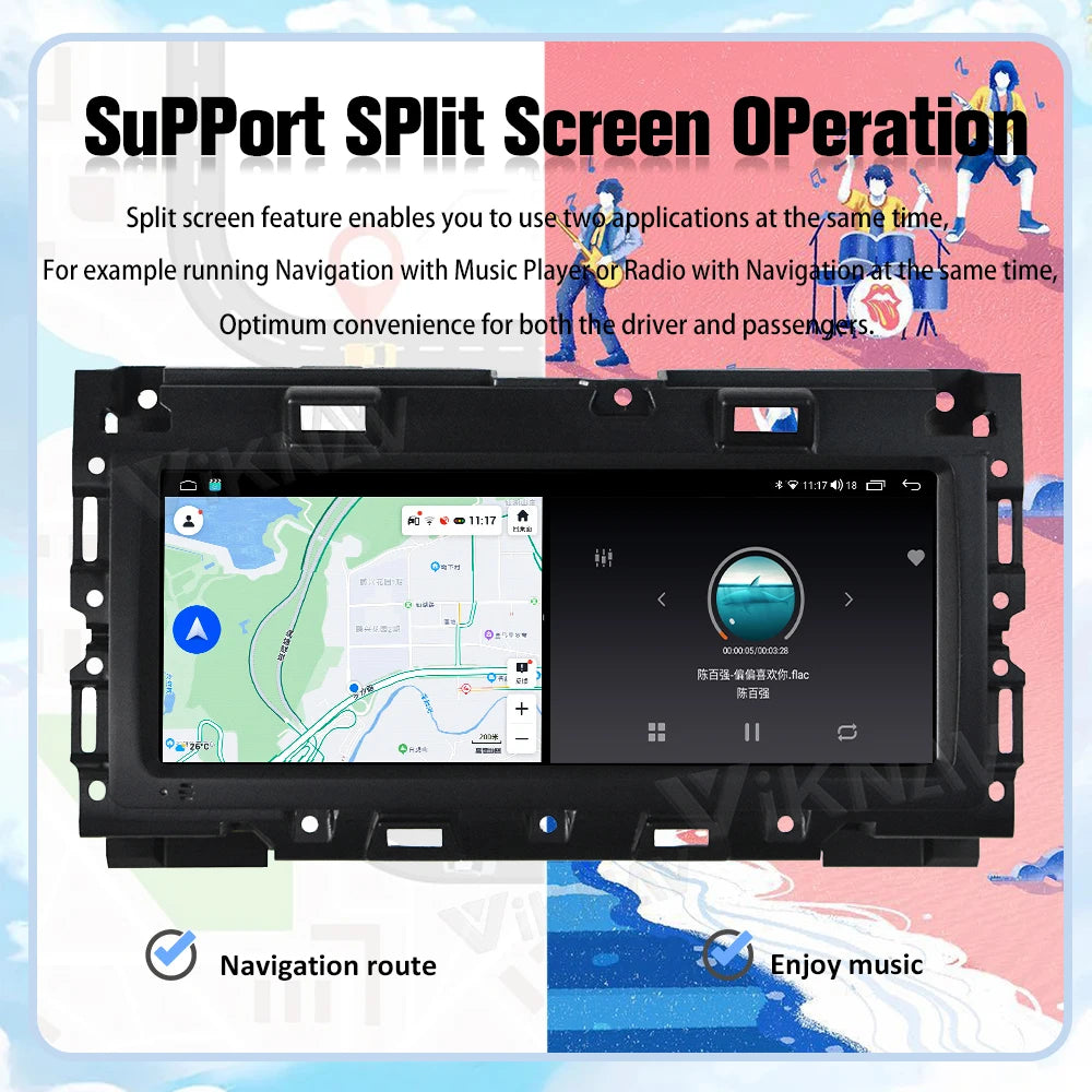 10.25" Android 11.0 Car Radio For Jaguar XE XF 2016-2019
