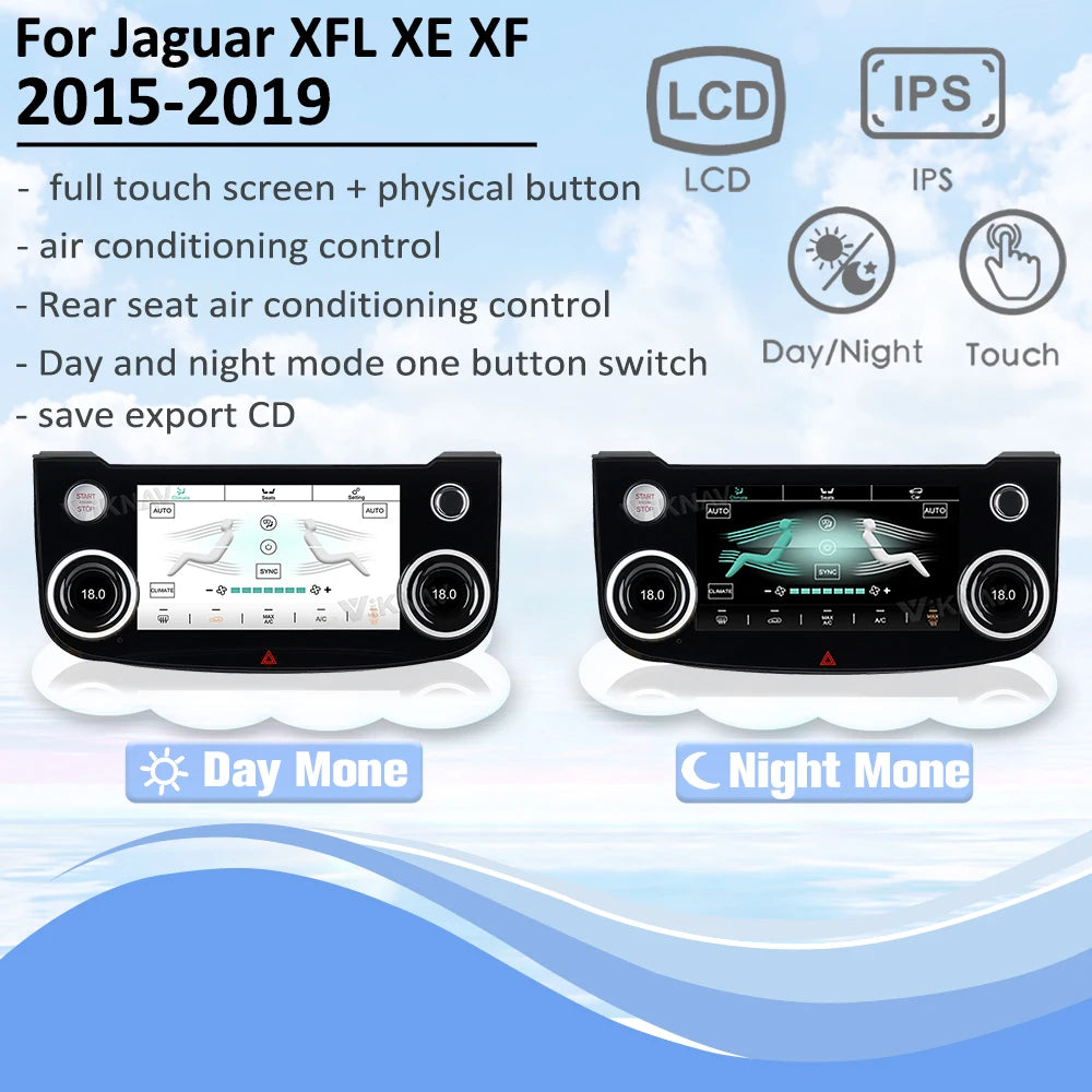 10.25" Android 11.0 Car Radio For Jaguar XE XF 2016-2019