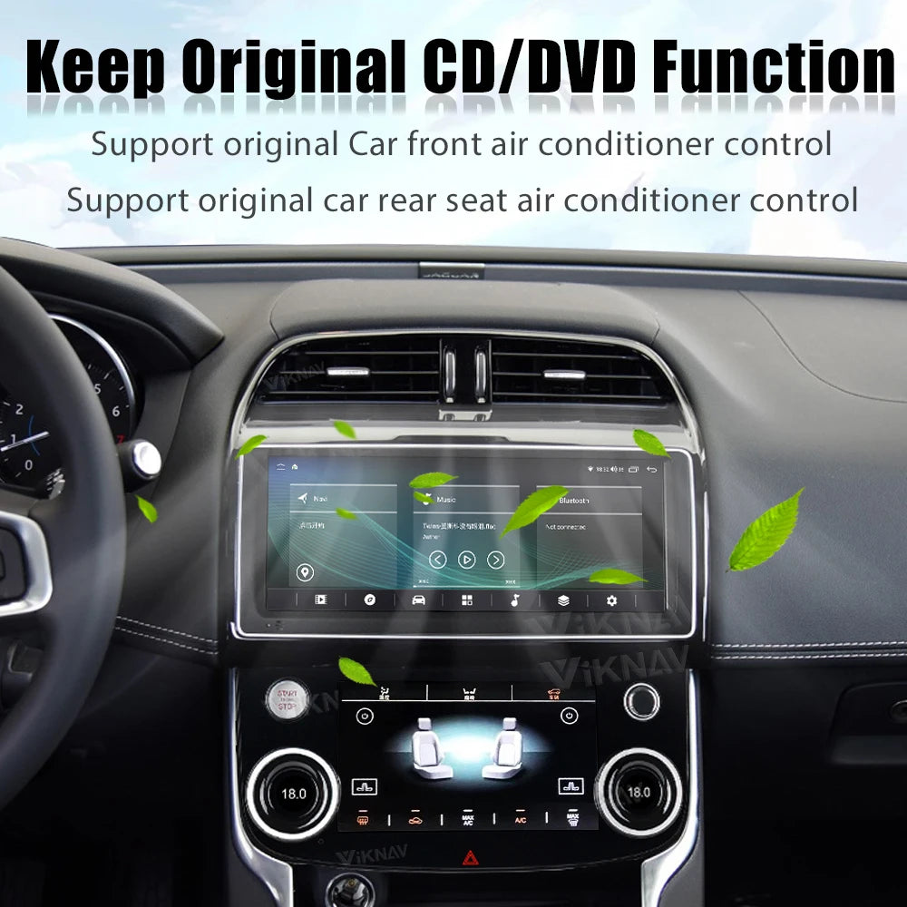 10.25" Android 11.0 Car Radio For Jaguar XE XF 2016-2019