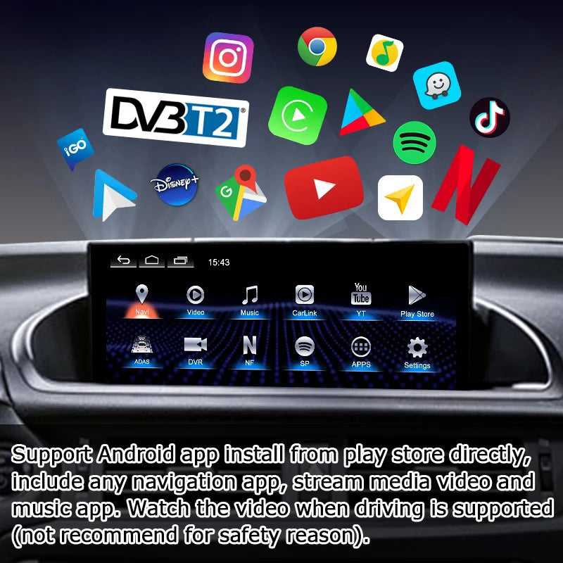 10.25 Inches Android Screen Display for Lexus CT200h CT 2014-2021