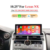 10.25" Multimedia Player Android 13 CarPlay For Lexus NX300 NX200t NX300h NX 2015-2021