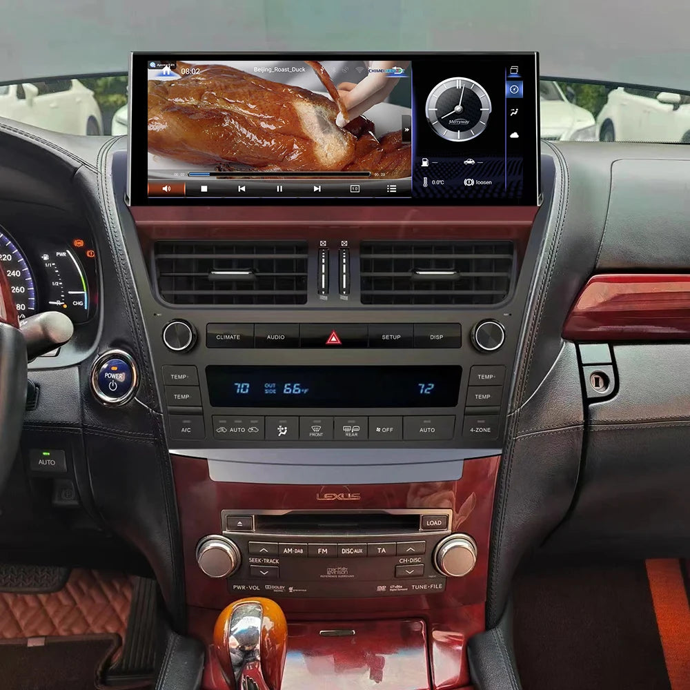 Radio Control Lexus 12.3 inch Android Car Radio For Lexus LS460 LS600 2006-2012 Carplay Car ...