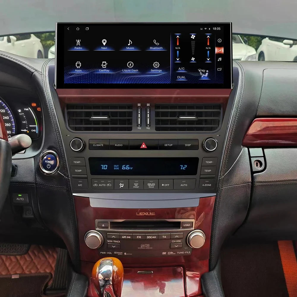 12.3 inch Android Car Radio For Lexus LS460 LS600 2006-2012 Carplay Car Multimedia Player