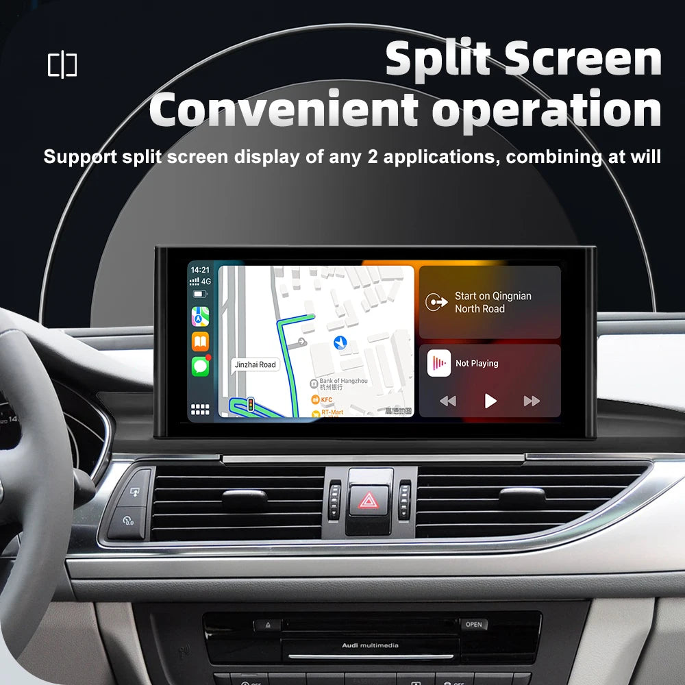 12.3" Android 13 Car Multimedia Stereo For Audi A6 C7 A7 2012-2018 Carplay