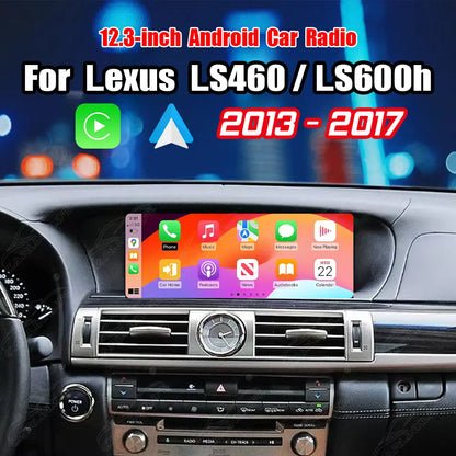 Lexus LS460 LS600h 2013–2017 12.3" Android Car Stereo Apple CarPlay Android Auto Screen Upgrade