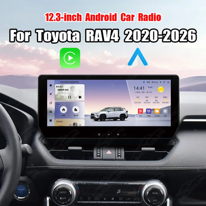 12.3" Android Car Radio for Toyota RAV4 2020-2026 Car Stereo CarPlay Multimedia Player