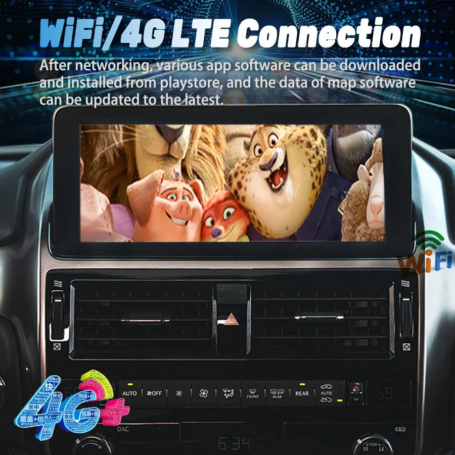 Lexus GX460 2014 - 2021 with Navi CarPlay Multimedia Video Player All-new Car Radio (Retain Original System)