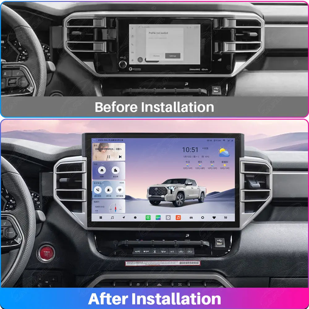 14.6 inch Android Car Radio for Toyota Tundra 2022-2025 Car Stereo CarPlay Multimedia Player