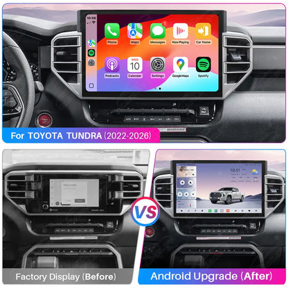 14.6 inch Android Car Radio for Toyota Tundra 2022-2026 Car Stereo CarPlay Multimedia Player
