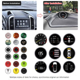 2.1 inch LCD Sport Chrono Digital Display Smart Stopwatch for Porsche Cayenne 2010-2017