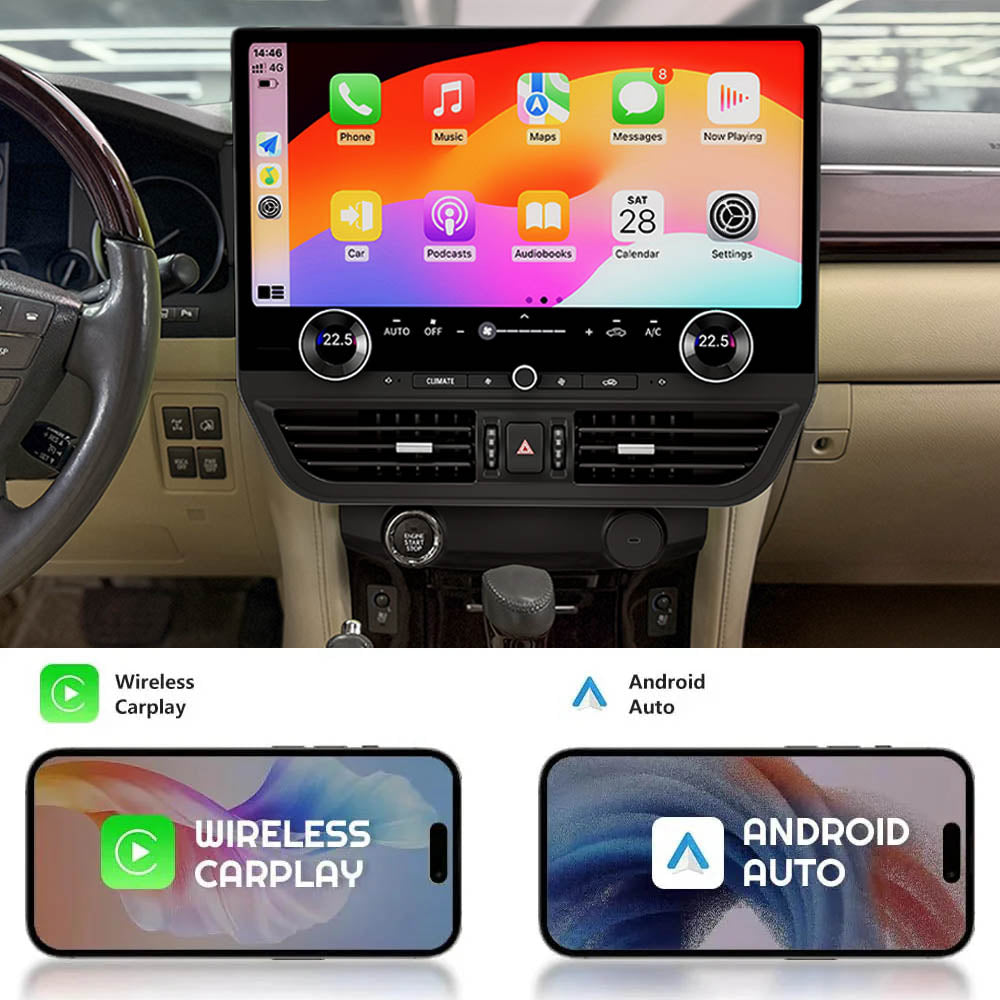 19.8 inch Android Car Radio For Lexus LX570 2007-2015 Car Stereo CarPlay Multimedia Player