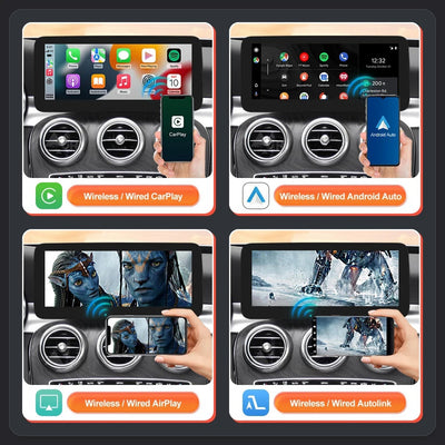 Mercedes-Benz C Class W205 GLC X253 V Class W447 2015-2018 NTG5.0 Wireless Apple CarPlay Android Auto Car Multimedia Linux Touch Screen