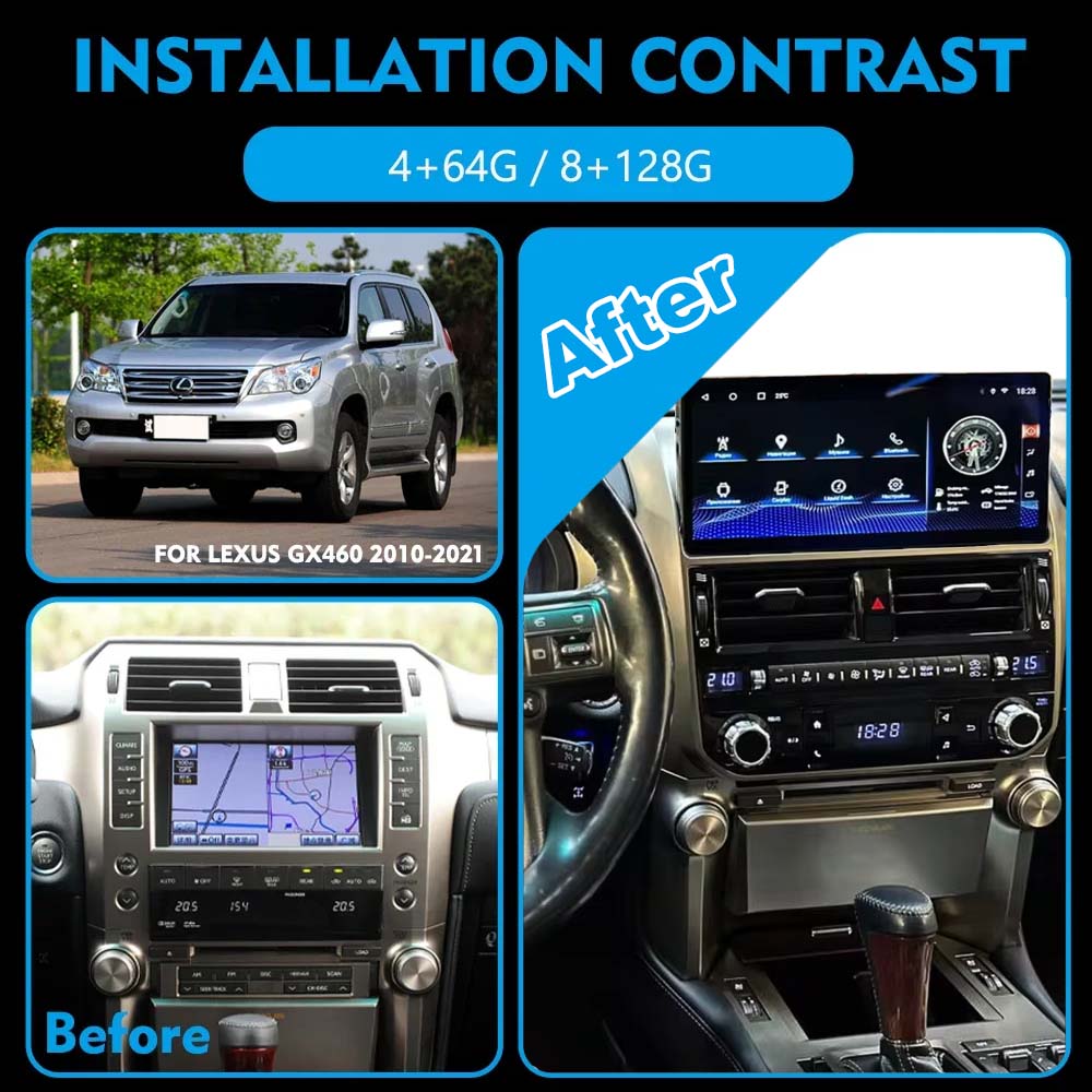 Lexus GX460 2010 - 2021 CarPlay Multimedia Video Player All-new Car ...