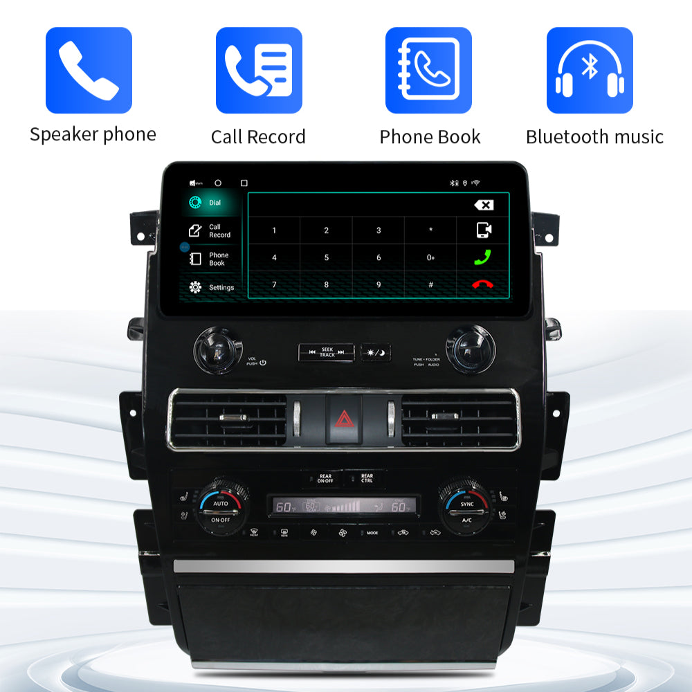 Nissan Patrol Y62 2010-2021 ARMADA Car Stereo Android Car Radio GPS Navigation Multimedia Player Head Unit with CarPlay