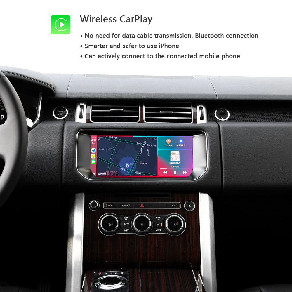 Wireless Apple CarPlay Android Auto Module for Range Rover 10.25 Inch Display Screen IMC System Model