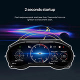 LCD Digital Cluster For Infiniti Q50 Q60 2014-2019 Linux Digital LCD Dashboard Instrument Gauge Cluster