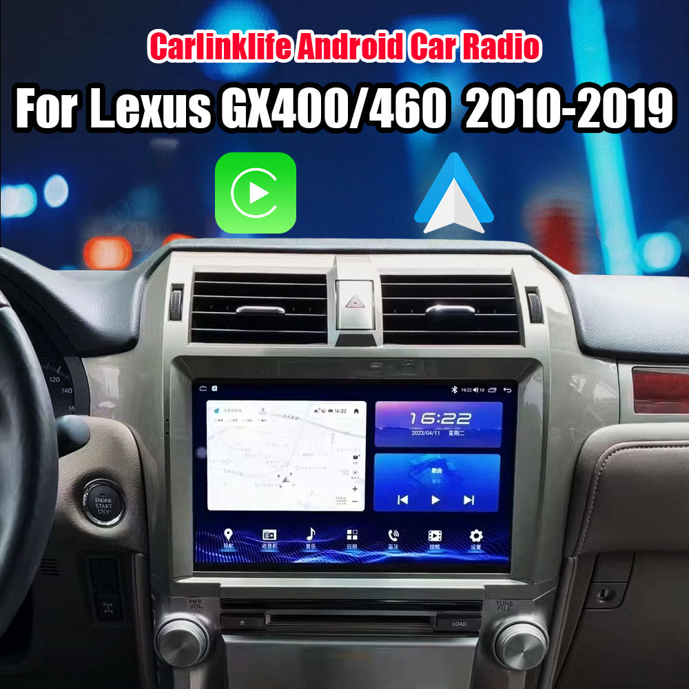 Android Car Radio For Lexus GX400/460 2010-2019 Stereo Replacement Built-in Carplay/Android Auto