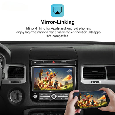 Wireless Apple CarPlay for Volkswagen Touareg RCD550/RNS850 2010-2017 Android Auto Mirroring Link VW Car Play Retrofit