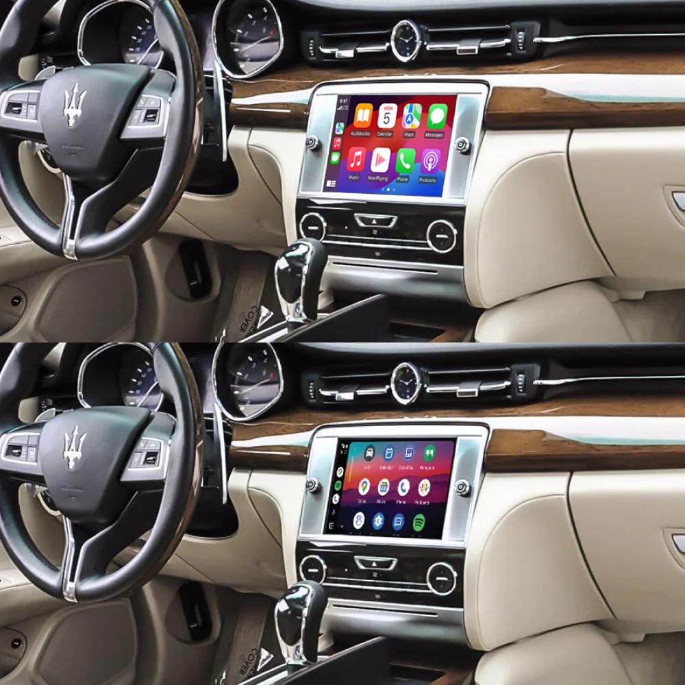Wireless Apple CarPlay Android Auto Interface for Maserati Quattroporte Ghibli 2014-2018