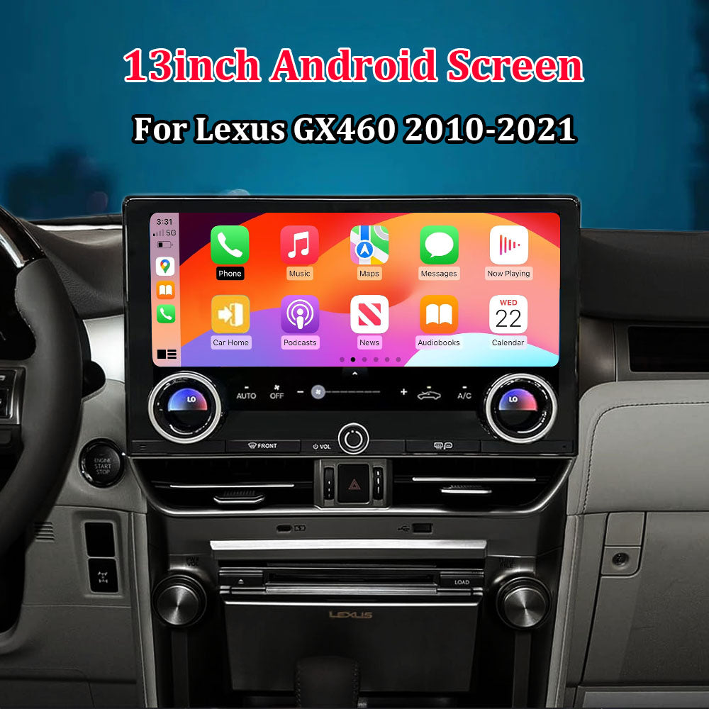 Lexus GX460 2010-2021 CarPlay Multimedia Video Player GX550 Style Radio ...