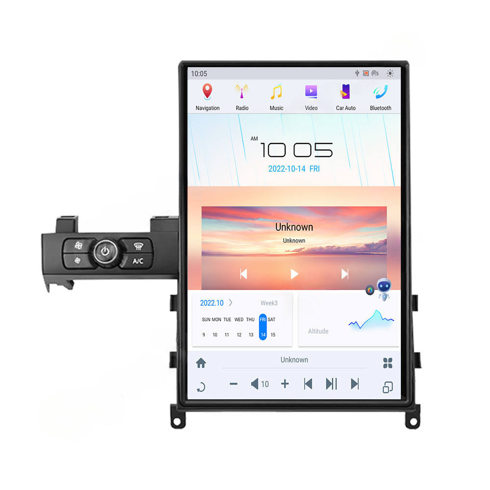 14.4 inch Android Car Radio for Nissan GTR R35 2008-2020 Stereo Replacement Tesla-Style Screen Built-in Carplay/Android Auto