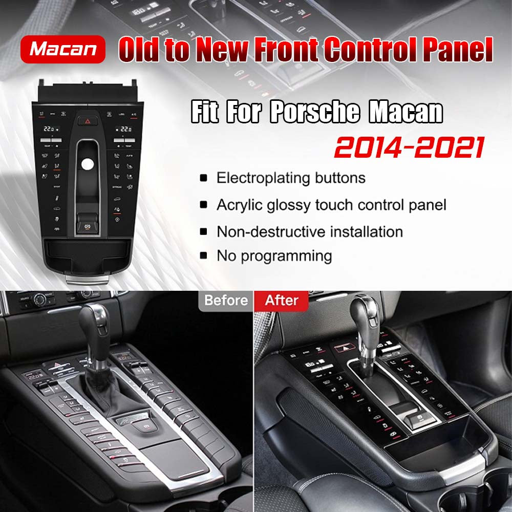 Center Console Panel For Porsche Macan 2014-2021