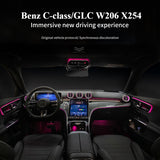 Mercedes Benz New C-class W206 64 Colors LED Styling Interior Atmosphere Lamp Kit